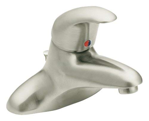 Moen 8414BN Commercial M-Dura 4-Inch Centerset Lavatory Faucet 2.2 gpm, Brushed Nickel