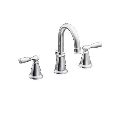 Moen WS84924 Two-Handle High Arc Bathroom Faucet, Chrome