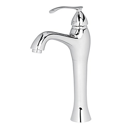 Yannlii Chrome Waterfall Bathroom Sink Faucet Vessel Faucet Centerset Widespread Modern Single Handle Single Hole Faucets Plumbing Fixtures Tub Shower Mixer Taps Sprayer Lavatory Faucets Unique Designer Supply Lines