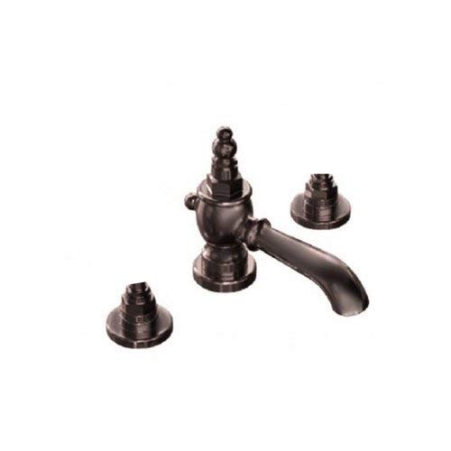 Jado 845/B20/105 Savina Widespread Lavatory Faucet, Old Bronze LESS HANDLES