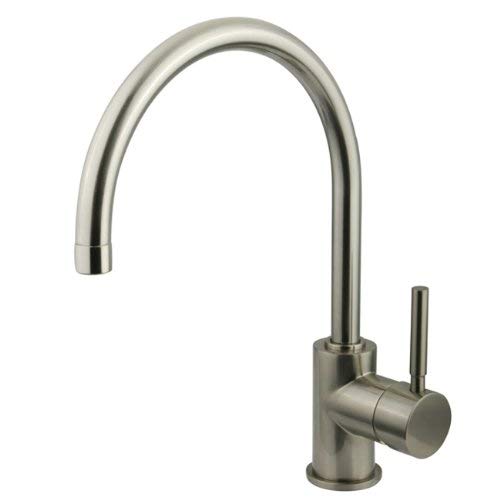 Kingston Brass KS8238DL Concord Vessel Sink Faucet Without Pop-Up & Plate, Satin Nickel