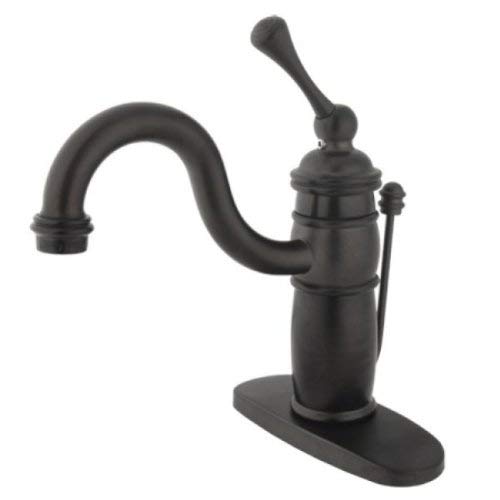 Kingston Brass KB1405BL Victorian Mono Block Lavatory Faucet, Oil Rubbed Bronze