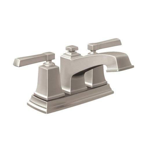 BOARDWALK 2H CS LAV SRN / Spot resist brushed nickel two-handle bathroom faucet