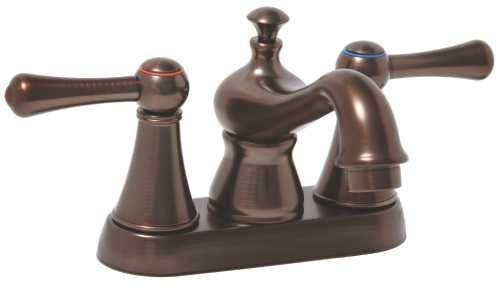 Premier Faucet 106874 Premier Sonoma Lead-Free Centerset Two-Handle Lavatory Faucet, Oil Rubbed Bronze (WaterSense)