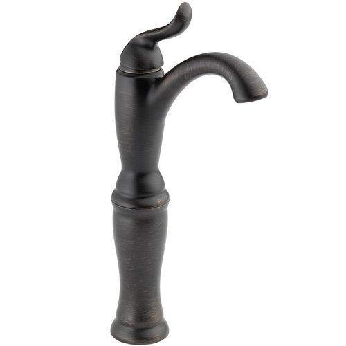 Delta Linden Single-Handle Vessel Bathroom Faucet with Diamond Seal Technology, Venetian Bronze 794-RB-DST