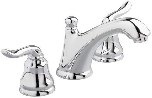 American Standard 4508.801.002 Princeton Two-Lever Handle Widespread Faucet with Metal Speed Connect Pop Up Drain, Polished Chrome