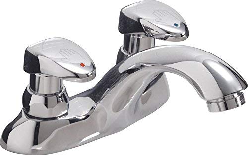 Delta Faucet 86T1153 86T Two Handle Metering Slow-Close Bathroom Faucet, Chrome