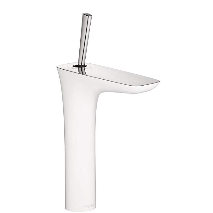 Hansgrohe 15081401 PuraVida 200 Single-Hole Faucet, White/Chrome