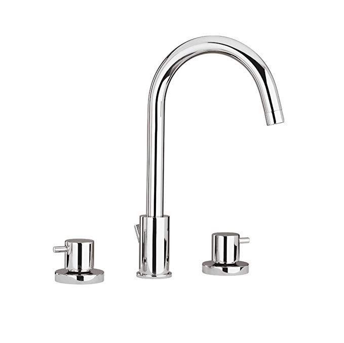 Elba Lavatory Faucet Double Handle Finish: Chrome