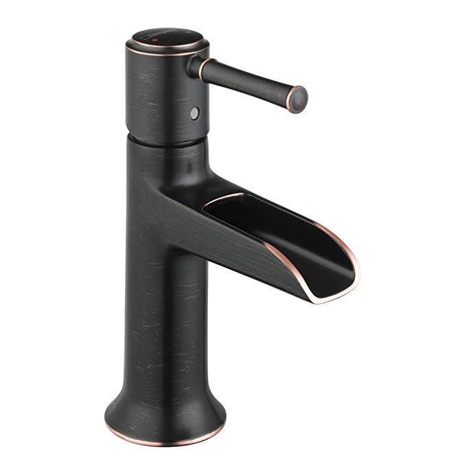 Hansgrohe 14127921 Talis C Open Spout Single-Hole Faucet, Rubbed Bronze