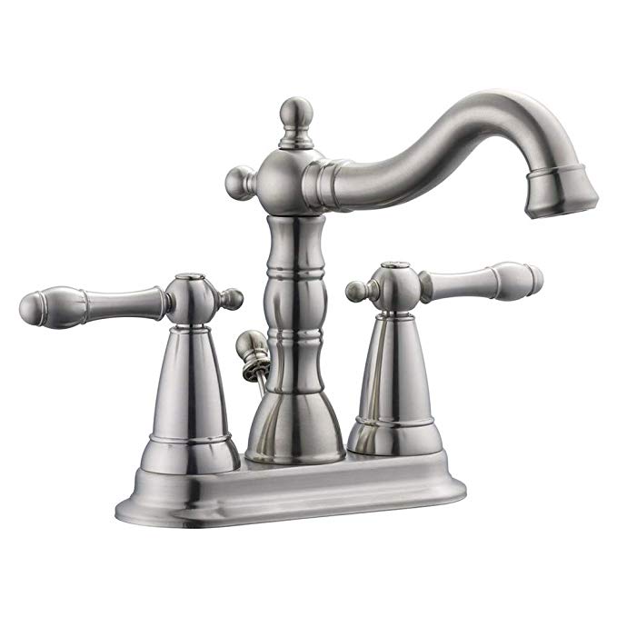 Design House 523290 Oakmont 4-Inch Lavatory Faucet, Satin Nickel Finish