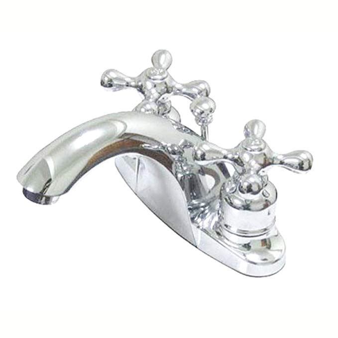 Kingston Brass KB7641AX English Country Center Set Lavatory Faucet, 4-3/4-Inch, Polished Chrome