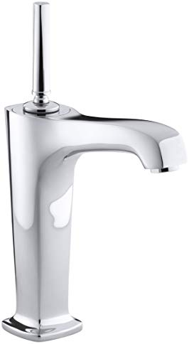 KOHLER K-16231-4-CP Margaux Tall Single Control Lavatory Faucet, Polished Chrome