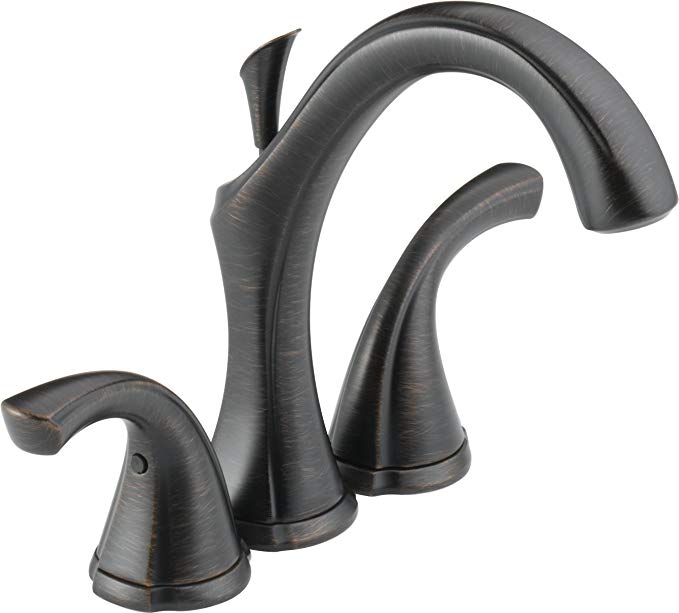 Delta 4592-RB Addison Two Handle Mini-Widespread Bathroom Faucet, Venetian Bronze