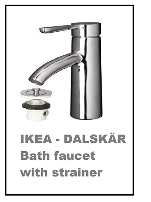 IKEA DALSKAR Bath faucet with strainer, chrome plated by Ikea