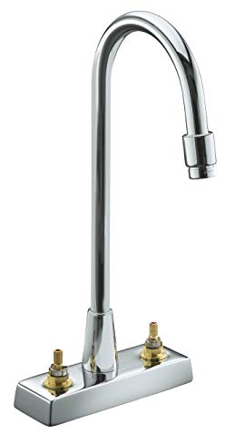 KOHLER K-7305-K-CP Triton Centerset Lavatory Faucet, Polished Chrome (Handles Not Included)