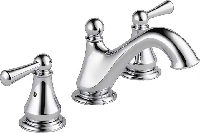 Delta Haywood 2-Handle Widespread Bathroom Faucet with Drain Assembly, Chrome 35999LF