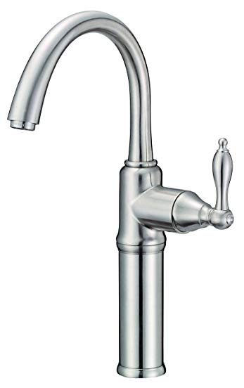 Danze D201540BN Fairmont Single Handle Vessel Lavatory Faucet, Brushed Nickel