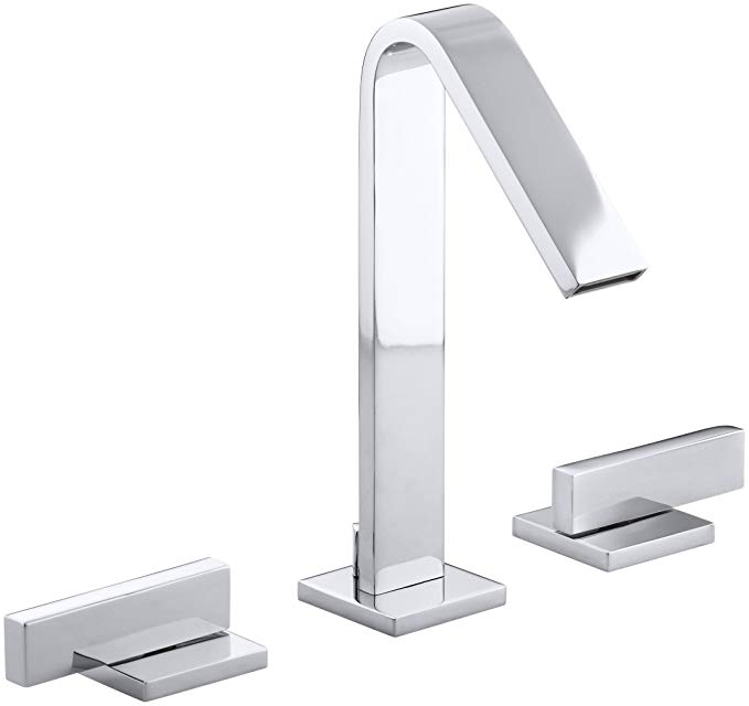 Kohler K-14661-4-CP Loure Widespread Lavatory Faucet, Chrome