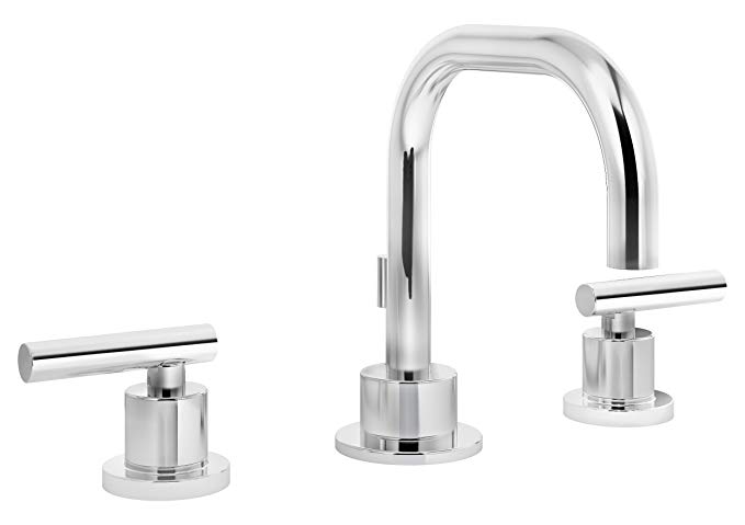 Symmons Dia Two-Handle 8 - 16 Inch Widespread Bathroom Faucet with Pop-Up Drain & Lift Rod, Chrome (SLW-3512)