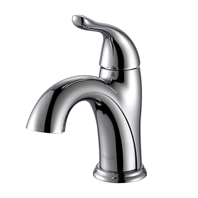 Kraus FUS-1011CH Arcus Single Lever Basin Bathroom Faucet Chrome