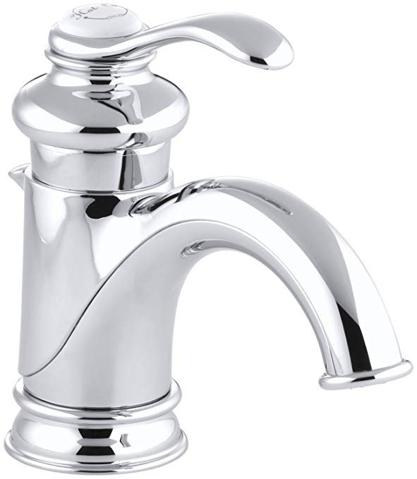 KOHLER K-12182-CP Fairfax Single Control Lavatory Faucet, Polished Chrome