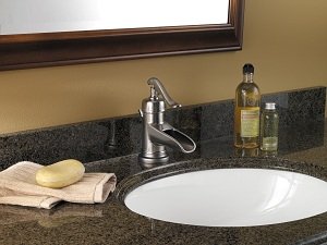 Pfister Ashfield against granite countertop