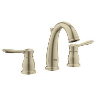 Grohe 124084 Warm Brushed Nickel Parkfield Widespread Bathroom Faucet