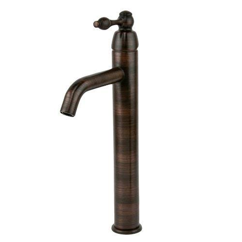 Premier Copper Products B-VF01ORB Tru Faucets Single Handle Bathroom Vessel Faucet, Oil Rubbed Bronze