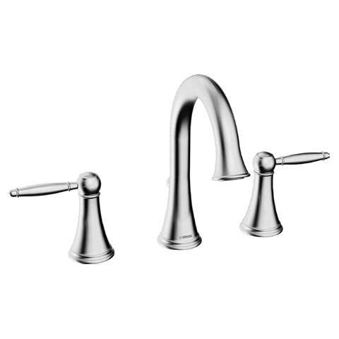 Hansaclassic Widespread Bathroom Faucet with Double Handles Finish: Brushed Nickel