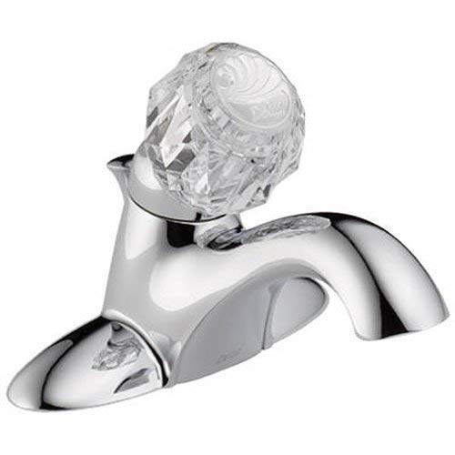 Delta 522-DST Classic Single Handle Centerset Bathroom Faucet, Chrome