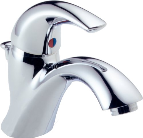 Delta 583LF-WF Classic Single-Handle Bathroom Faucet with Drain Assembly, Chrome