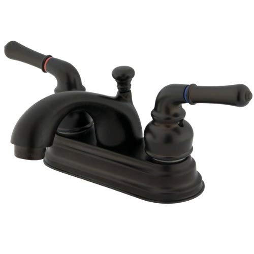 Kingston Brass KB2605NML Magellan 4-Inch Centerset Lavatory Faucet, Oil Rubbed Bronze