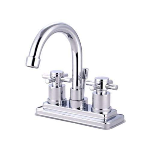 Kingston Brass KS8661DX Concord Twin Cross Handles Lavatory Faucet, 4-7/8