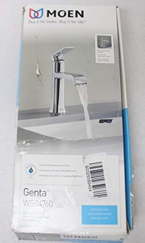 Moen WS84760 Genta Chrome One-Handle Bathroom Faucet 