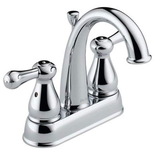 Delta Faucet 2575LF-MPU Leland, Two Handle Centerset Lavatory Faucet, Chrome