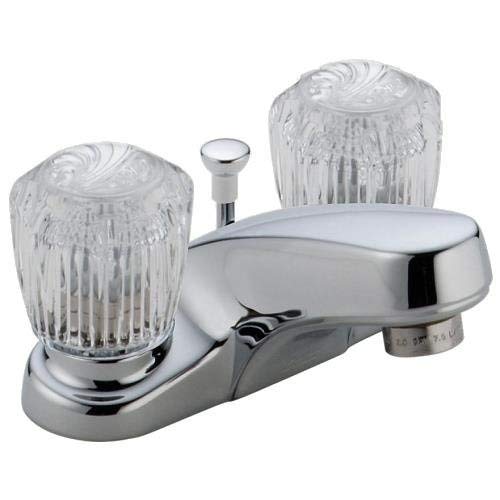 Delta 2522LF-MPU Bathroom Faucet, Two Handle, Chrome, Lead Free, 1.2 Gpm, 7.3