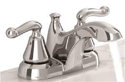 Lav Faucet 2-Hndl Popup Chrome