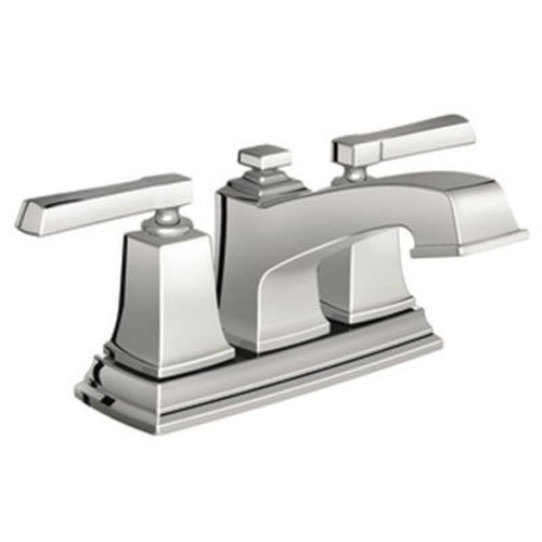 MOEN/FAUCETS 84800 Low Arc Spout Boardwalk Collection Lavatory Faucet with 2 Handle, Chrome Finish