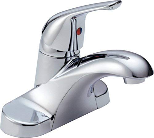 Delta Foundations B510LF Single Handle Centerset Bathroom Faucet, Chrome