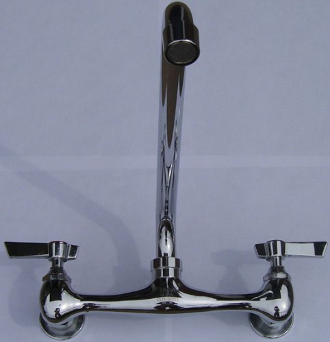 Wall Mount Sink Faucet , 8