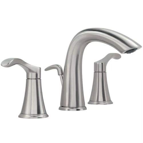 Miseno MNO311BN Bella-O Widespread Bathroom Faucet with Solid Brass Pop-Up Drain Assembly