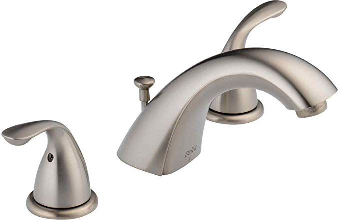 Delta Faucet 3530LF-SSMPU Classic Two Handle Widespread Bathroom Faucet, Stainless