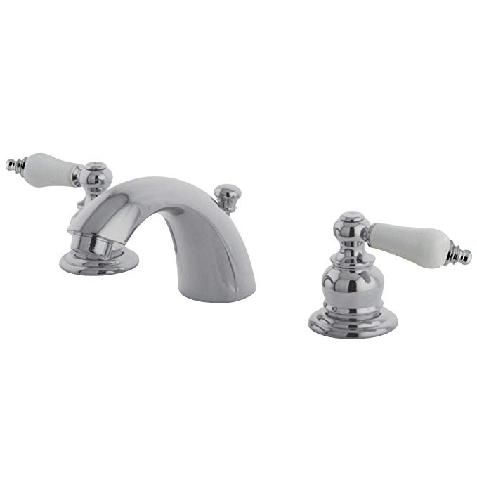 Kingston Brass KB941B Victorian Mini Spread Lavatory Faucet, Chrome