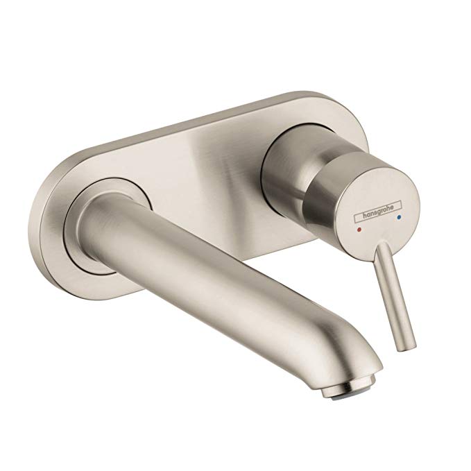 Hansgrohe 31611821 Talis S Wall Mounted Single Handle Faucet, Brushed Nickel