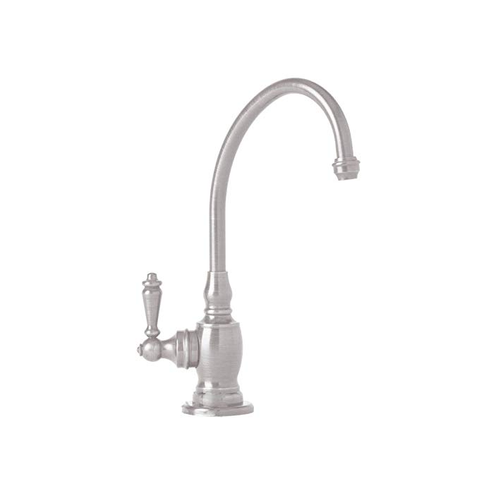 Waterstone 1200C-SN Annapolis Filtration Faucet Cold Only with Single Lever Handle, Satin Nickel