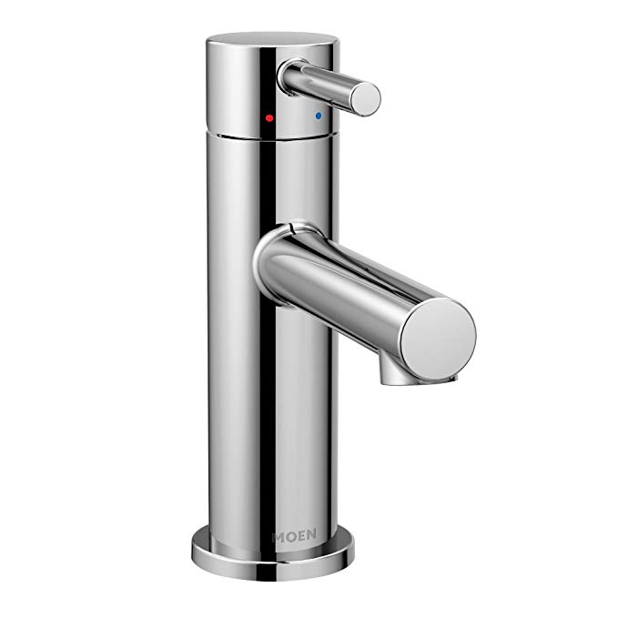 Moen 6190 Align One-Handle High-Arc Bathroom Faucet with Drain Assembly, Chrome