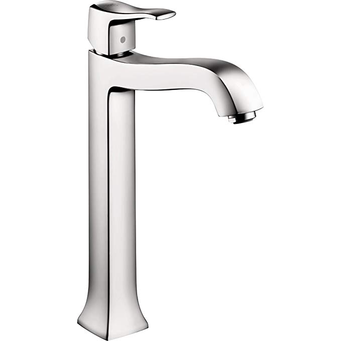 Hansgrohe 31078001 Metris Single-Hole C Faucet Tall, Chrome