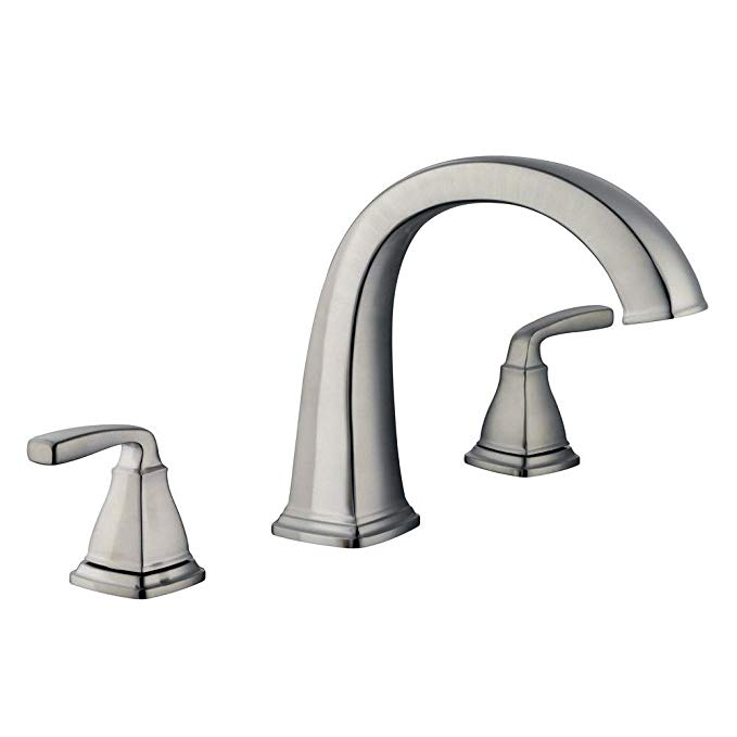 Pegasus 67416-3C04 Mason 2-Handle Deck-Mount Roman Tub Faucet in Brushed Nickel