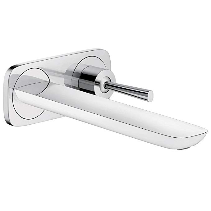 Hansgrohe 15085001 PuraVida Wall-Mounted Single Handle Faucet Trim, Chrome